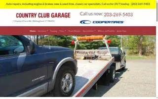 Country Club Garage website