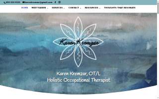 Karen Kremzar, Holistic Occupational Therapist