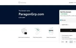 Paragon Property Inspections LLC. website