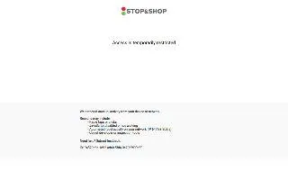 Stop & Shop Pharmacy of Wallingford website