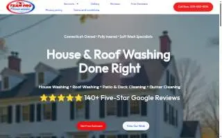 Team Pro Powerwashing LLC of Wallingford website