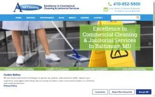 A 360 Cleaning | House Cleaning Services website