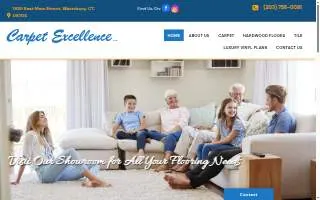 Carpet Excellence website
