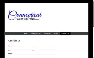 Connecticut Door and Trim website