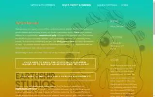 Earthship Studios website