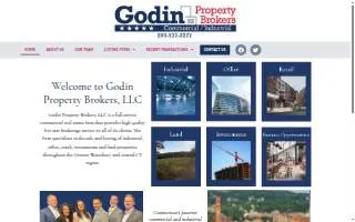 Godin Property Brokers website