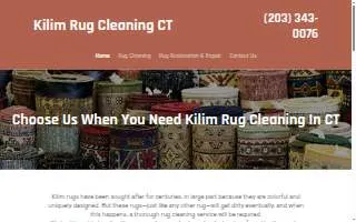 Kilim Rug Cleaning CT website