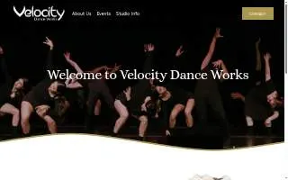 Velocity Dance Works of Waterbury website