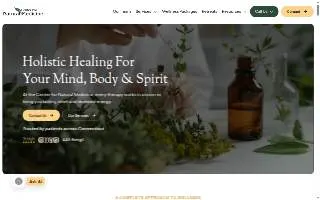 Center For Natural Medicine website