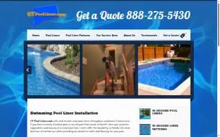CT Pool Liner website