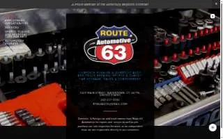 Route 63 Automotive website