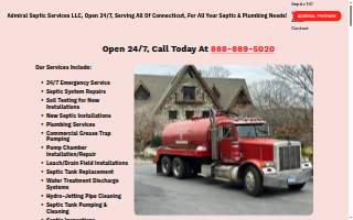 Admiral Septic Service, LLC of West Hartford