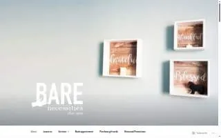 Bare Necessities Day Spa website