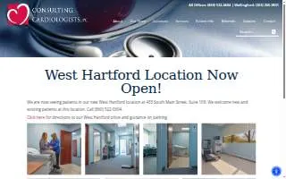 Consulting Cardiologists, PC of West Hartford website