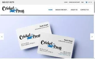 Cricket Press Inc. website