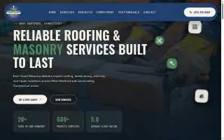 Eastcoast Roofing and Masonry website