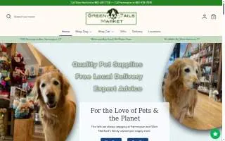 Green Tails Market of West Hartford website