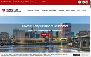 Thomas Fahy Insurance Associates website