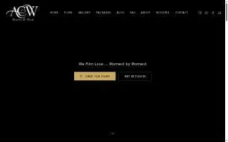 A Cinematic Wedding of West Haven website
