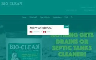 BioClean website