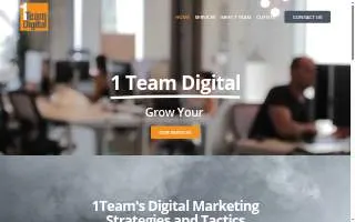 1Team Digital website