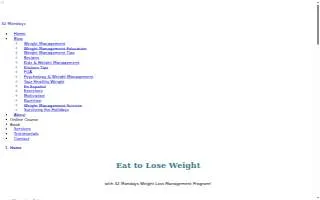 32 Mondays Weight Loss Management website