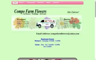 Compo Farm Flowers website