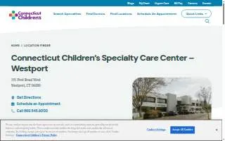 Connecticut Children's Specialty Care Center - Westport website