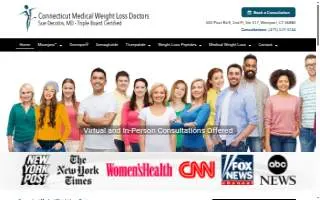 Connecticut Medical Weight Loss Doctors website