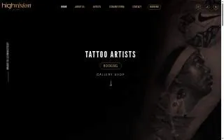 High Vision Gallery website