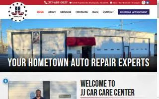 J & J Car Care Center website