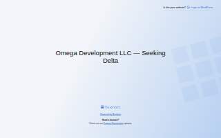 Omega Development LLC
