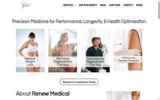 Renew Medical CT - Medical Weight Loss, Testosterone and Hormone Replacement Therapy, Peptide Therapy