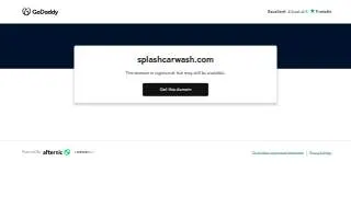 Splash Car Wash of Westport website