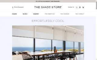 The Shade Store of Winnetka website