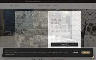 Westport Carpets and Rugs website