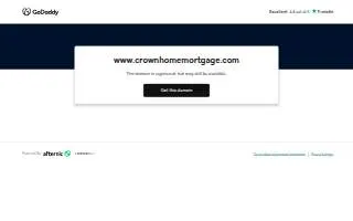 Crown Home Mortgage of Wethersfield website
