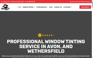 Incognito Tints of Wethersfield website