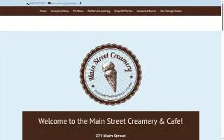Main Street Creamery & Cafe website