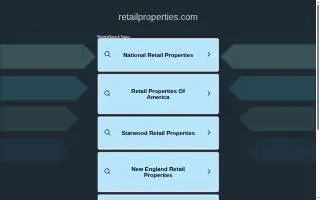 New England Retail Properties website