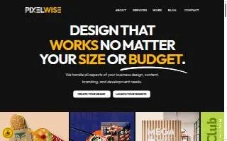 Pixelwise Creative website