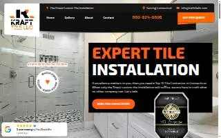 Kraft Tile LLC of Windham website