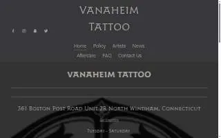 Vanaheim Tattoo website