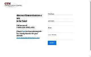 Discount Transmissions & Auto Service website