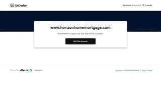 Horizon Home Mortgage of Windsor website