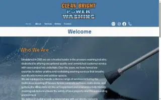 Clean Bright Powerwashing of Windsor Locks website
