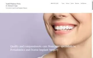 South Windsor Perio: Michael D Kang DDS of Windsor Locks website