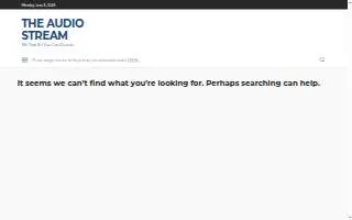 The Audio Store of Windsor Locks website