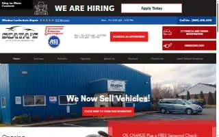 Scata's Auto & Truck Repair of Windsor website