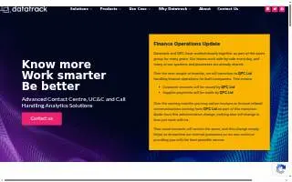 Datatrack Software Systems website